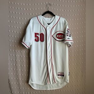 Majestic‎ Cincinnati Reds All Star 2015 Lorenzen #50 MLB Baseball Jersey Sz 44